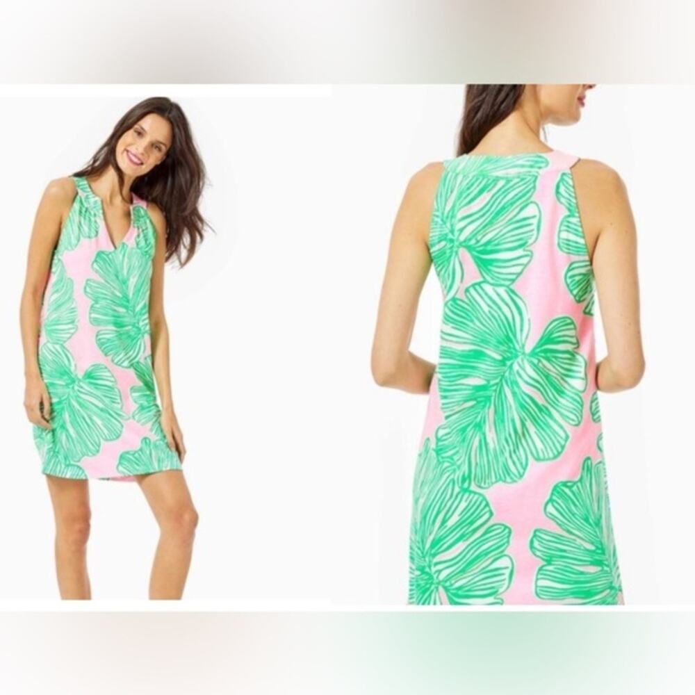Lilly Pulitzer Ross Dress Cover Up Cotton  Dress  Fished My Wish Size Medium